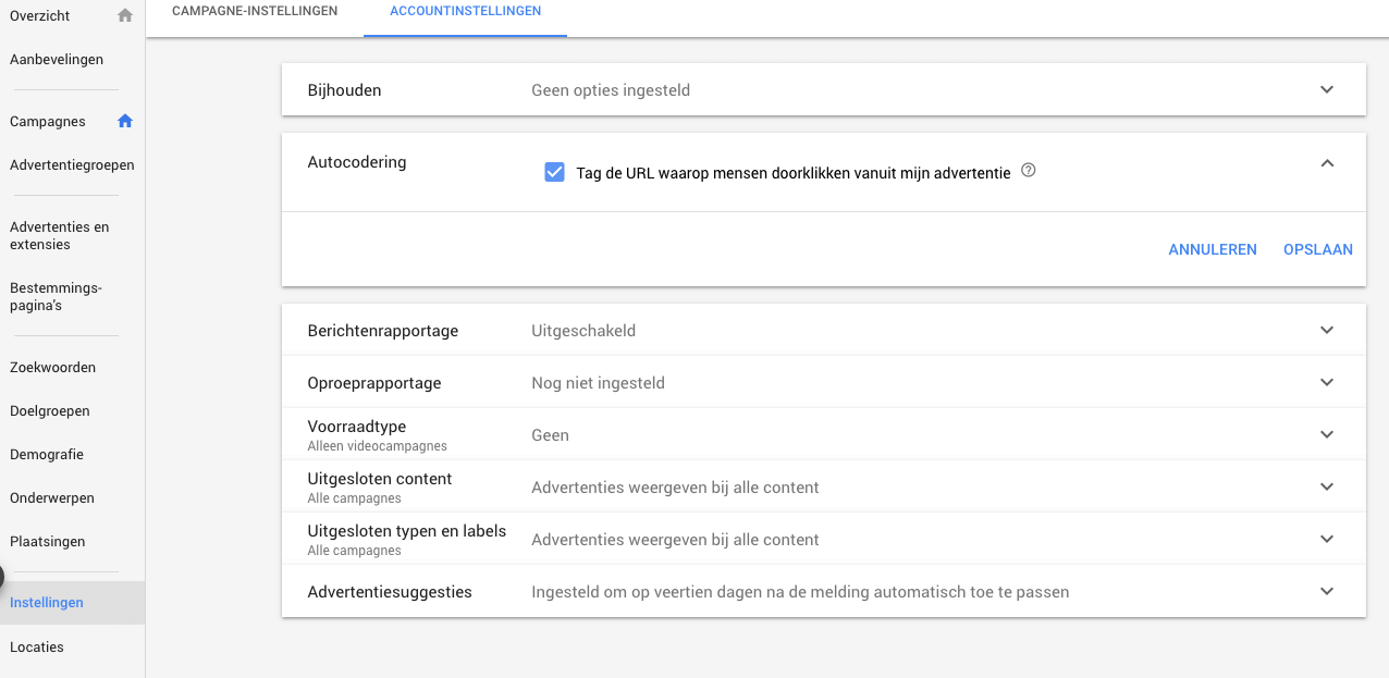 autotagging google ads