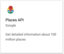 Places API voor Google reviews op website