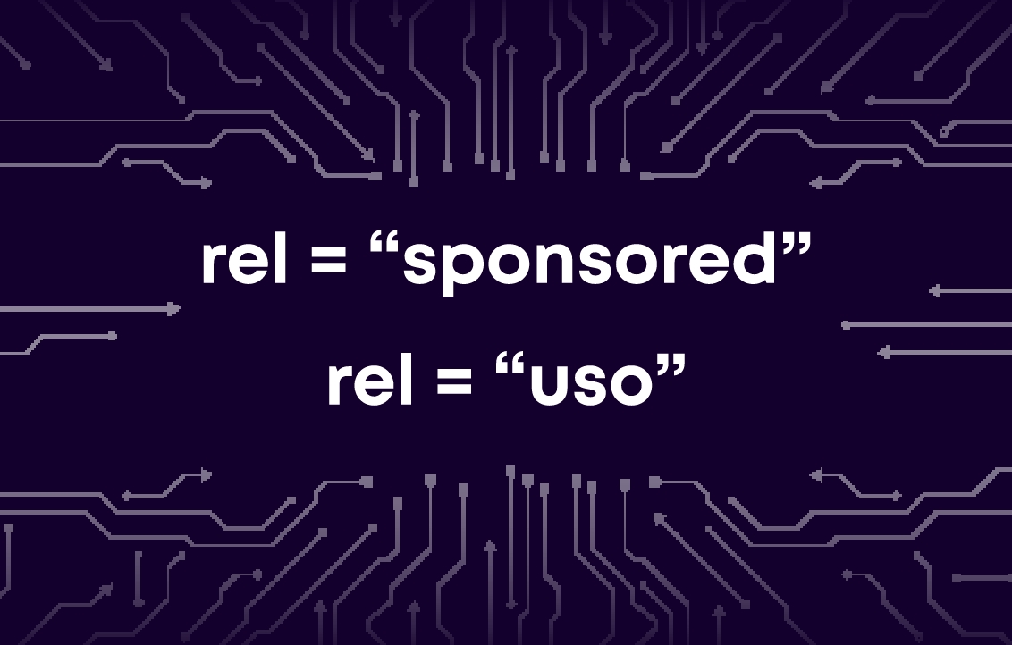Nieuw: Rel="sponsored" link attribuut